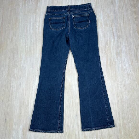 Patagonia Mid Rise Organic Cotton Dark Wash Casual Boot Cut Denim Jeans 28 - Picture 7 of 16